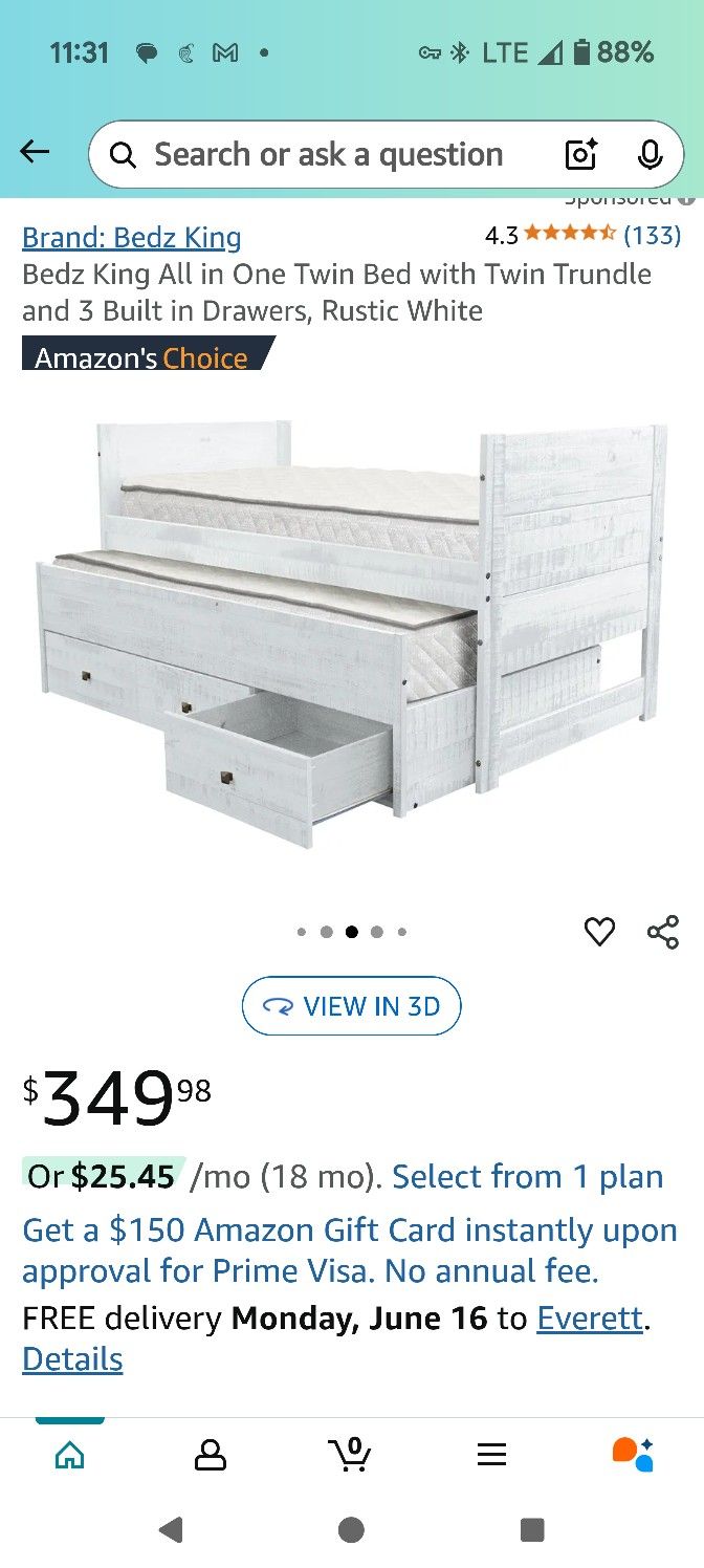Twin Trundle Bed