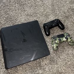 ps4 with controllers
