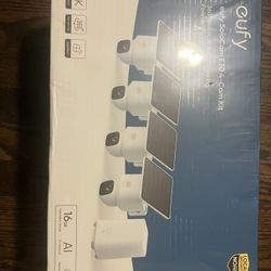 4 Home Base Solar Power HD Cameras 