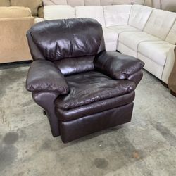 Brown Leather Recliner Chair “WE DELIVER”