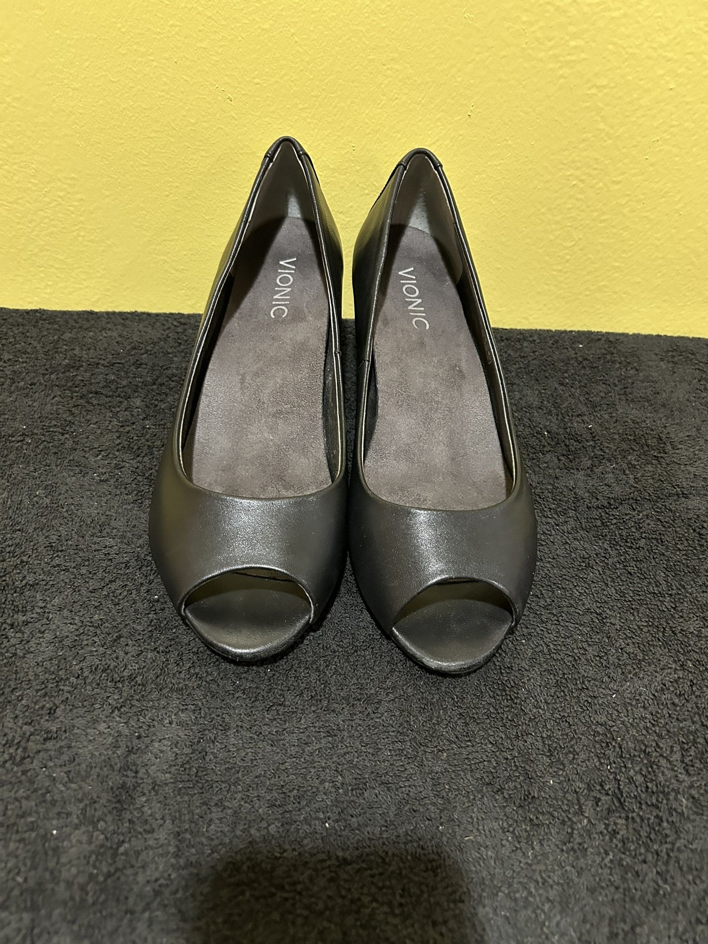 Vionic Women’s Peep Toe Wedge Shoes