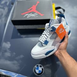 BEST PRICE! Jordan 4 Military Blue Size 10m In Hand Brand New 