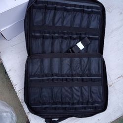 Sipps Full Send Liquor Bag - Holds 28 Mini Bottles, Durable Canvas, Prevents Breakage, Portable Drinks Carrier - Black