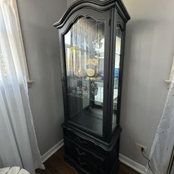 Small China Cabinet With 3 Drawers 