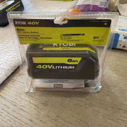 Ryobi 40 V Lithium 6AH 
