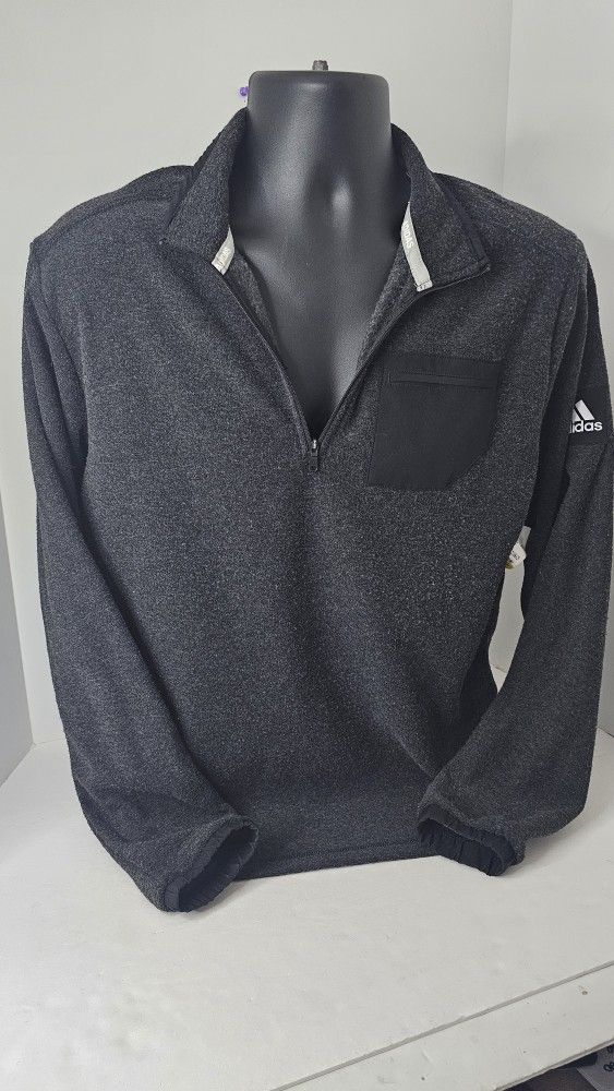 Mens Med Adidas Fleece Sweater 