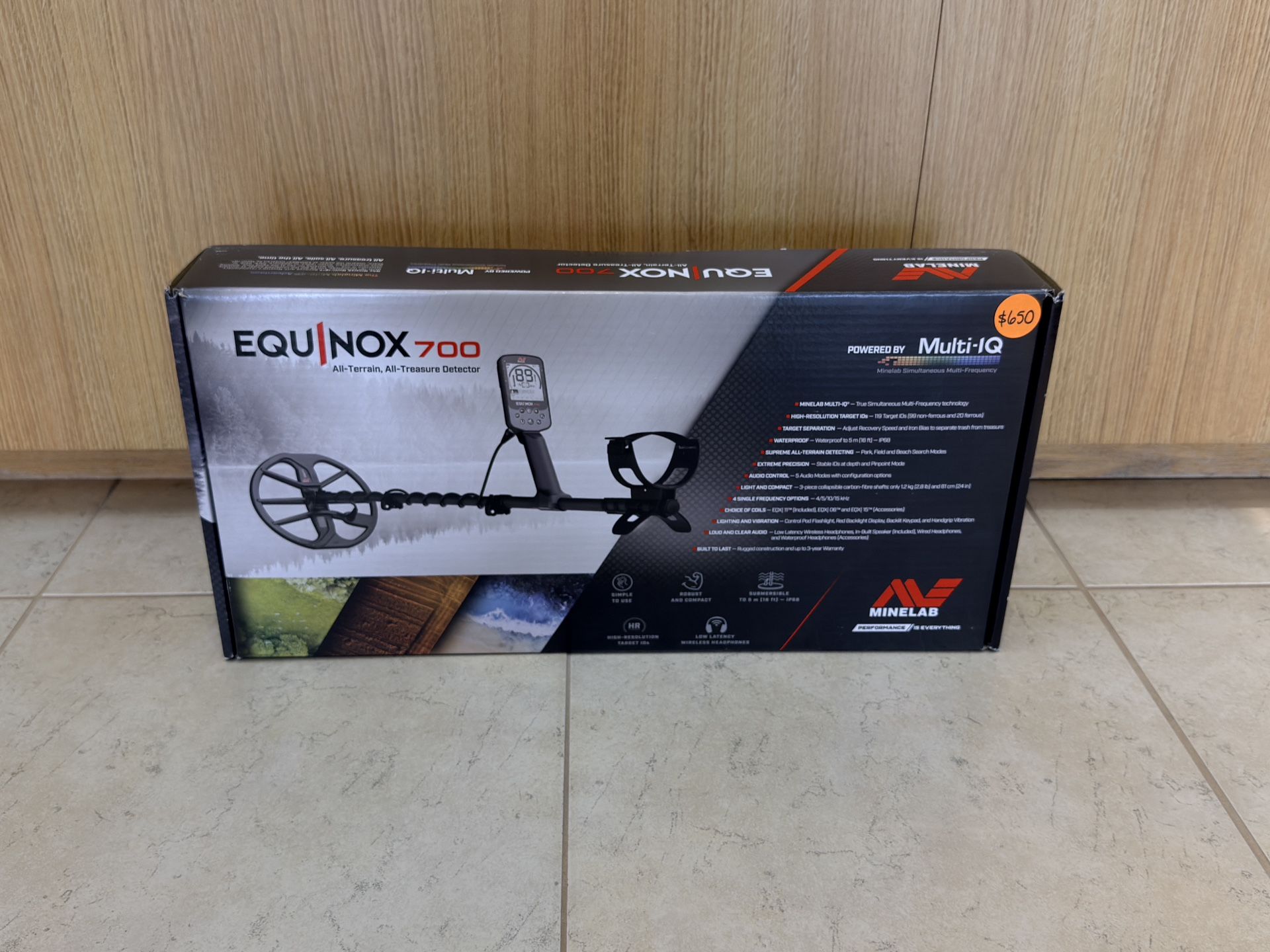 EQUINOX 700 ALL TERRAIN ALL TREASURE DETECTOR