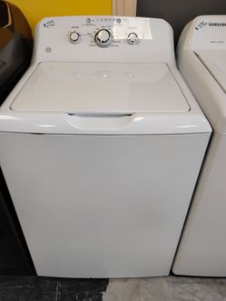 White color top load with agitator oversized loads