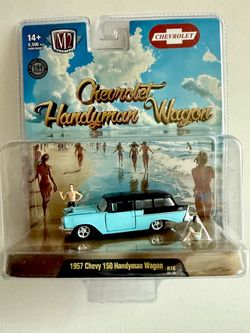 M2 Machinesi 1957 Chevy 150 Handyman Wagon 1:64 Diecast