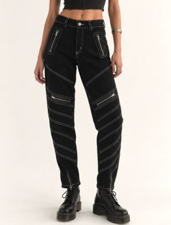 BDG Urban Outfitters Moto High Rise Black Womens Jeans  sz 26