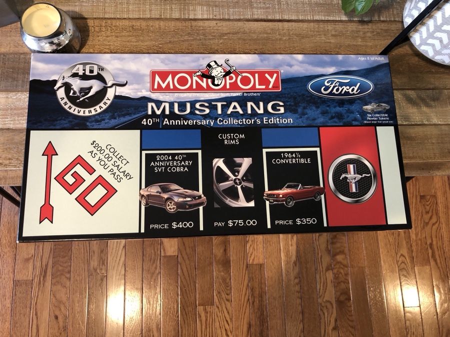 Mustang Monopoly BRAND NEW | 40th Anniversary Collectors Edition Board Game