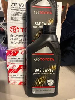 Toyota oil & filter