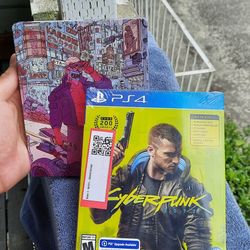 Cyberpunk 2077 PS4/PS5 with Steelbook Case