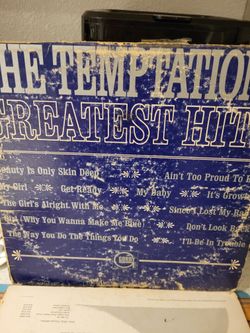 Temptations  Greatest Hits Vinyl Record