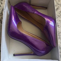 Purple High Heels