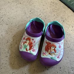 Little Mermaid Crocs