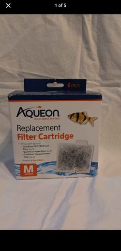 Aquarium Filter Cartridges, 6-pack