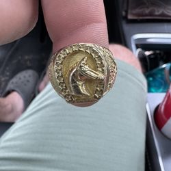 Brass Neckless And Ring