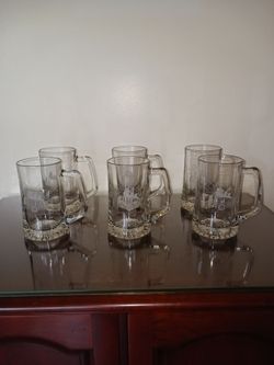 2001 Chicago Fire Soccer Beer Mugs