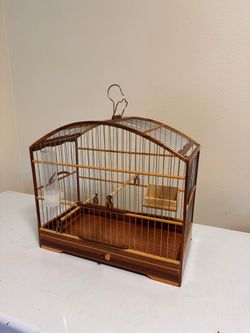 Brazilian Wooden Bird Cage