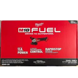 Milwaukee 2889-20 M18 18 volt Fuel 4 1/2-5" Variable Speed Grinder  NEW in Box
