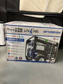 New Generator - Duro Max Dual Fuel XP12000EH