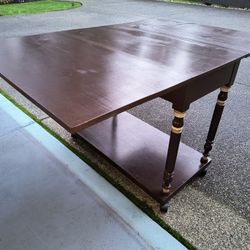 Mobile Drop Leaf Table