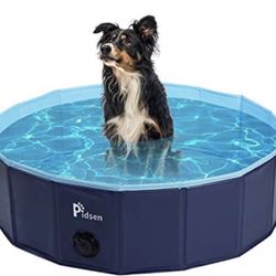 New Pidsen Foldable Pet Swimming Pool Portable Dog Pool Kids Pets Dogs Cats Outdoor Bathing Tub Bathtub Water Pond Pool & Kiddie Pools