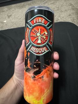 Custom Tribute to our Firemen and Women 20oz Stainless Steel Tumbler