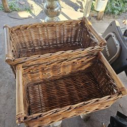 Vintage whisker baskets