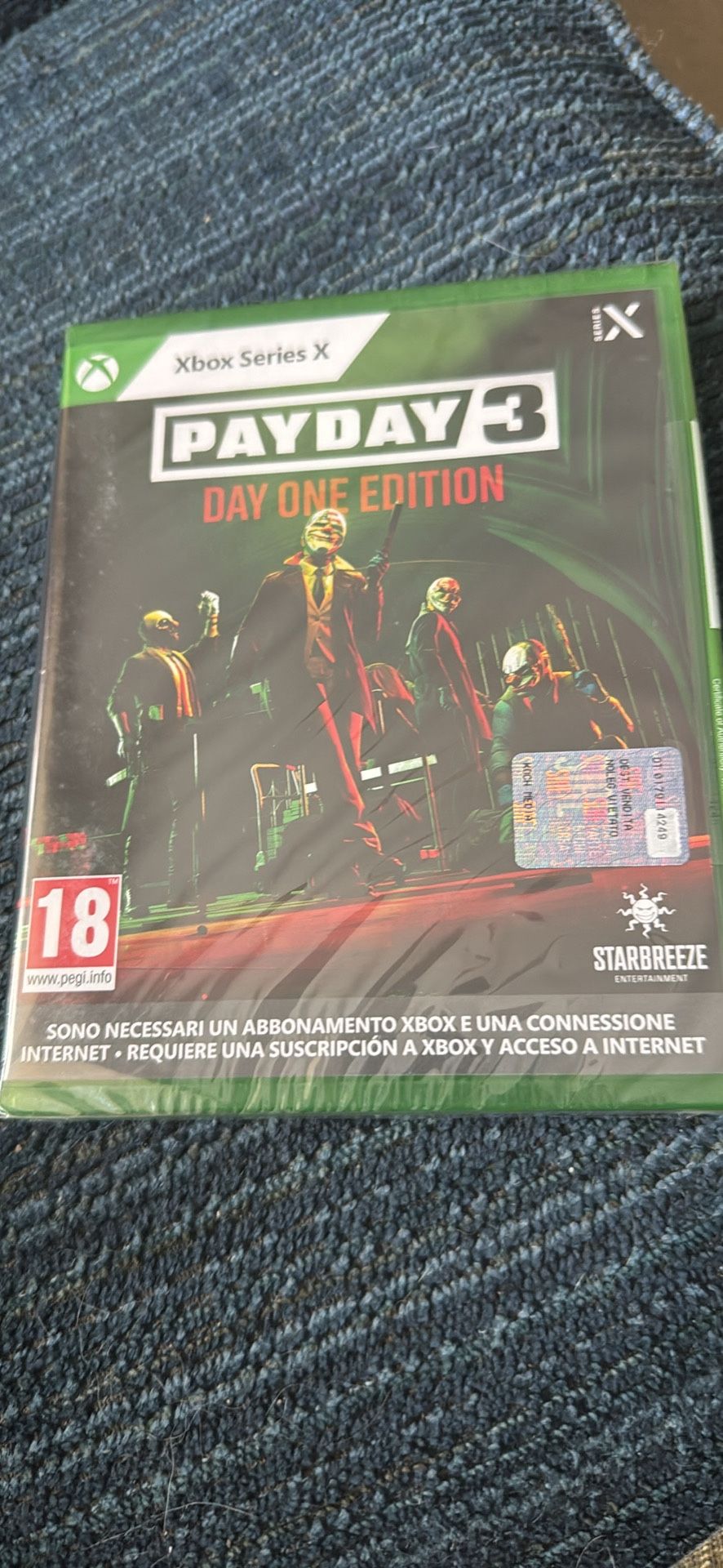 Payday 3: Day One Edition Xbox Series X|S Strategy Fighting Tactical Strategy; New Sealed 