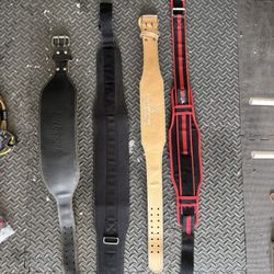 Weight lifting belts