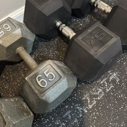 65 Dumbbells 75dumbbells For SALE!!!!