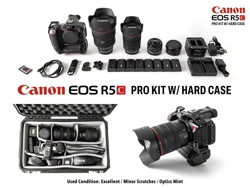 Canon EOS R5C Pro Kit w/ Hard Case