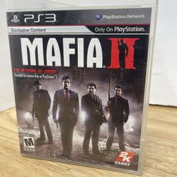 Mafia Il 2 PS3 Sony Playstation 3