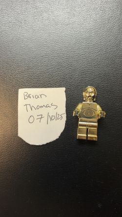 Lego Star Wars chrome gold c-3po