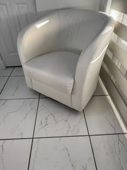 Chairs Blanco De Piel