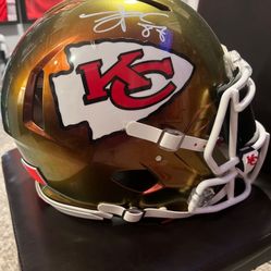 Travis Kelce Chameleon Full Size Helmet 