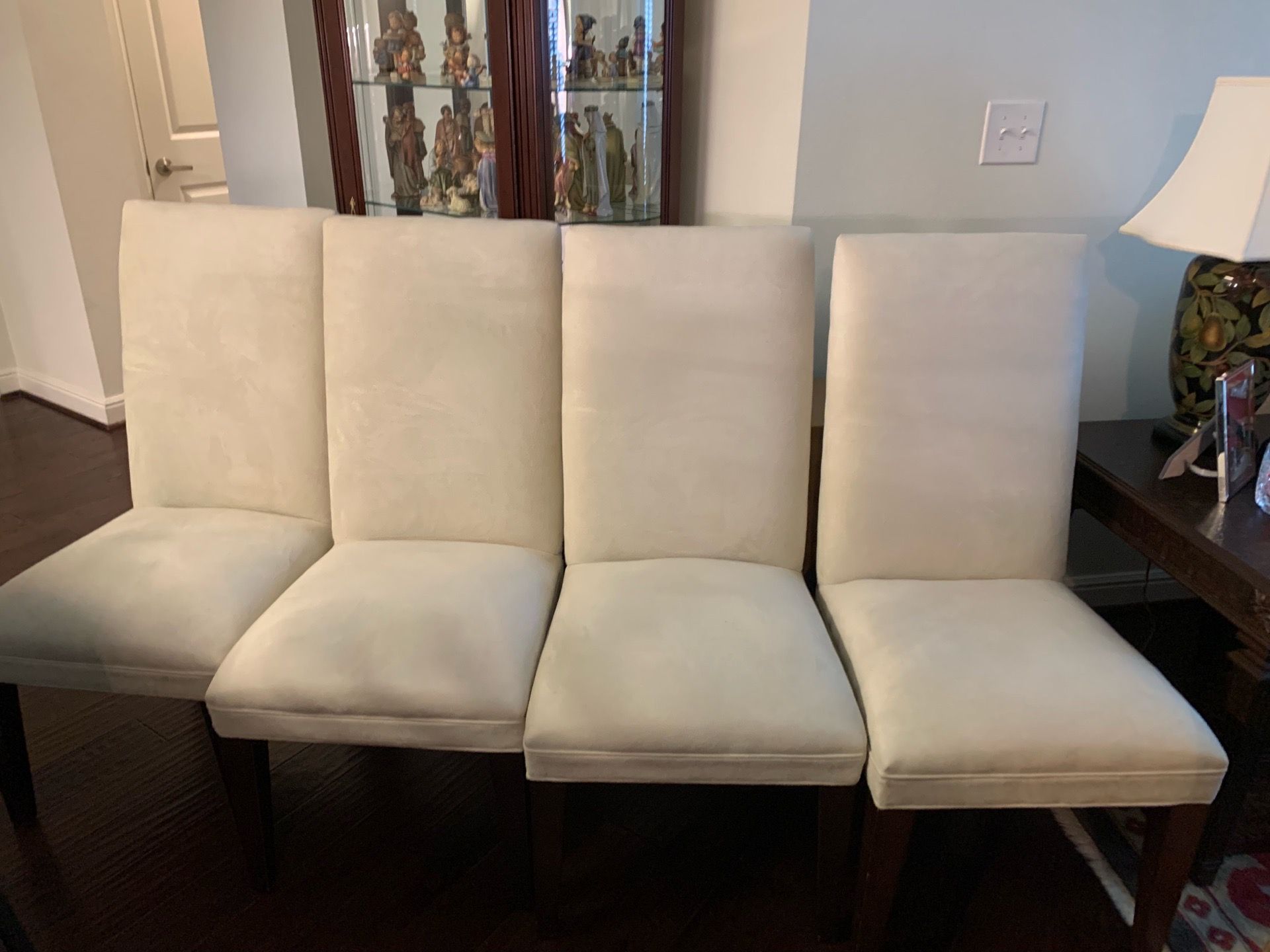 Dining chairs- like new & neutral