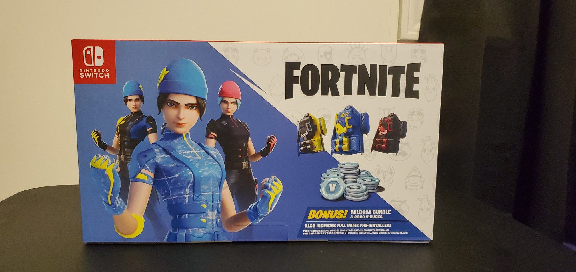 Nintendo Switch Fortnite edition with code