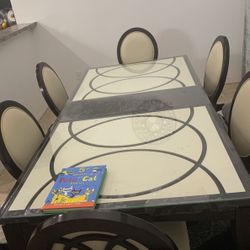 dining table with 6 chairs