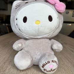 Rare HTF 2021 Sanrio Hello Kitty x Pusheen Collab Plush Stuffed Collectible