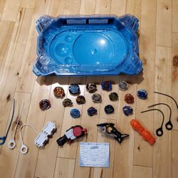 BeyBlade Burst Turbo Slingshock Cross Collision Battle Set Lot 