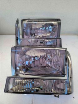 99-04 Ford F250-F550 00-04 Excursion Headlights Luces Faros Micas Calaveras Focos
