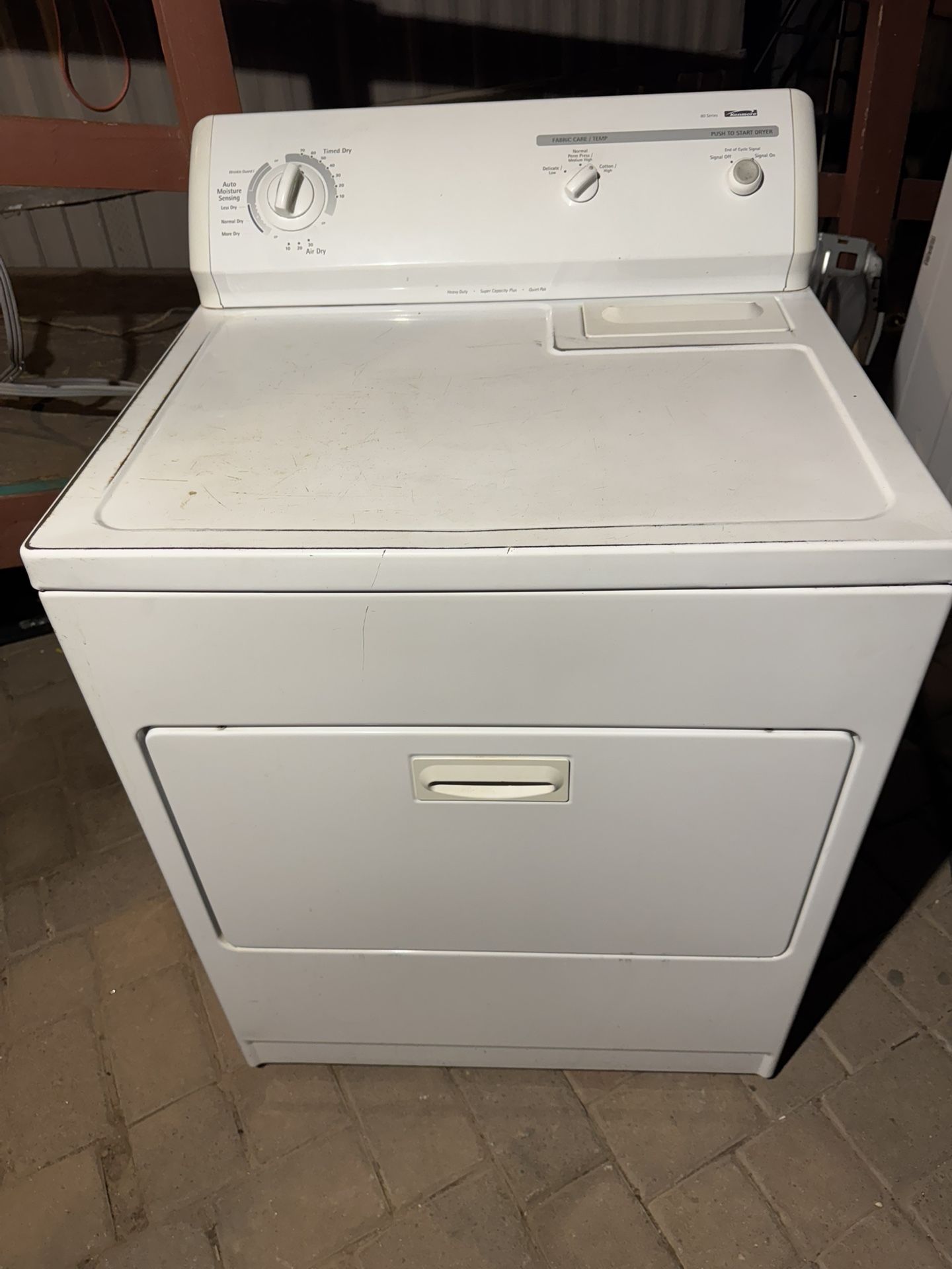 Kenmore Dryer White Electric