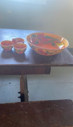 Clay art salad set
