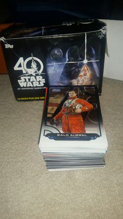Star wars 40th anniversary cards