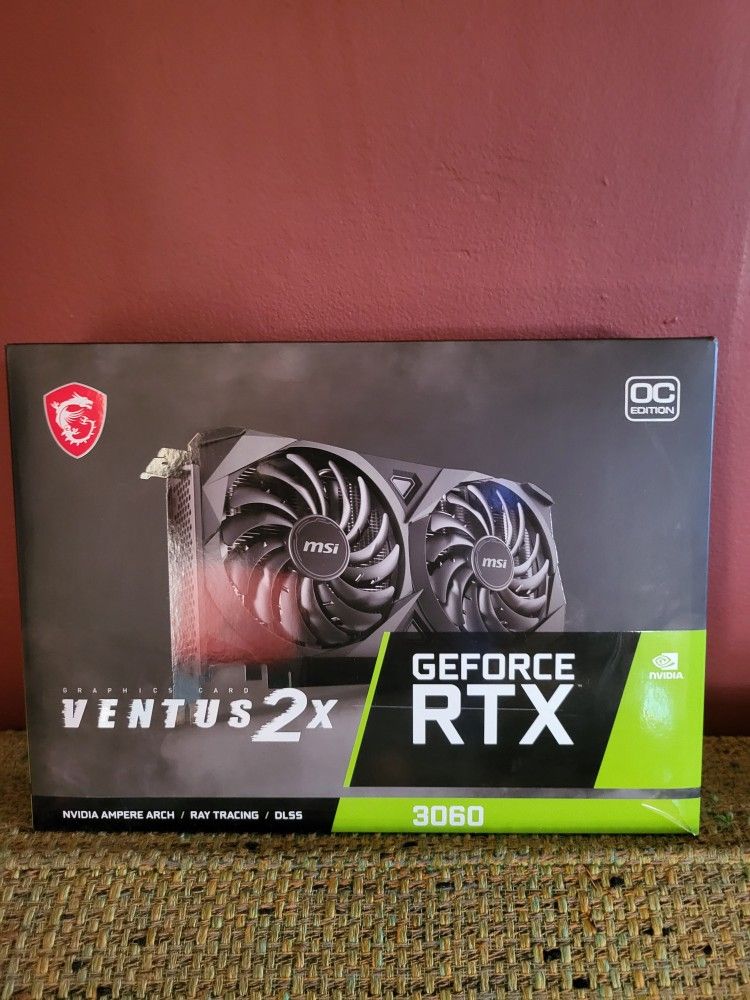 MSI RTX 3060 12G 2x Fan