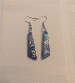 Handmade resin earrings