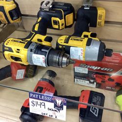 Dewalt Set Of 2 Hammer Drill